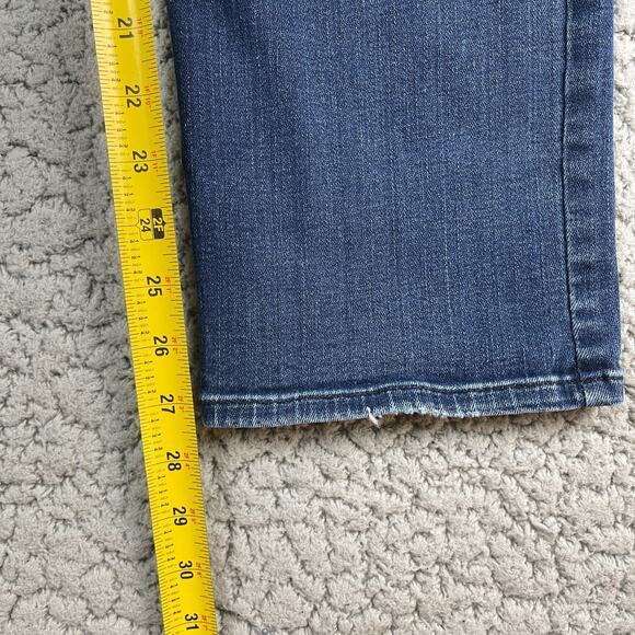 Talbots Barely Boot Womens Jeans Size 6P Cotton Blend Blue 27.5" Inseam - Picture 7 of 8